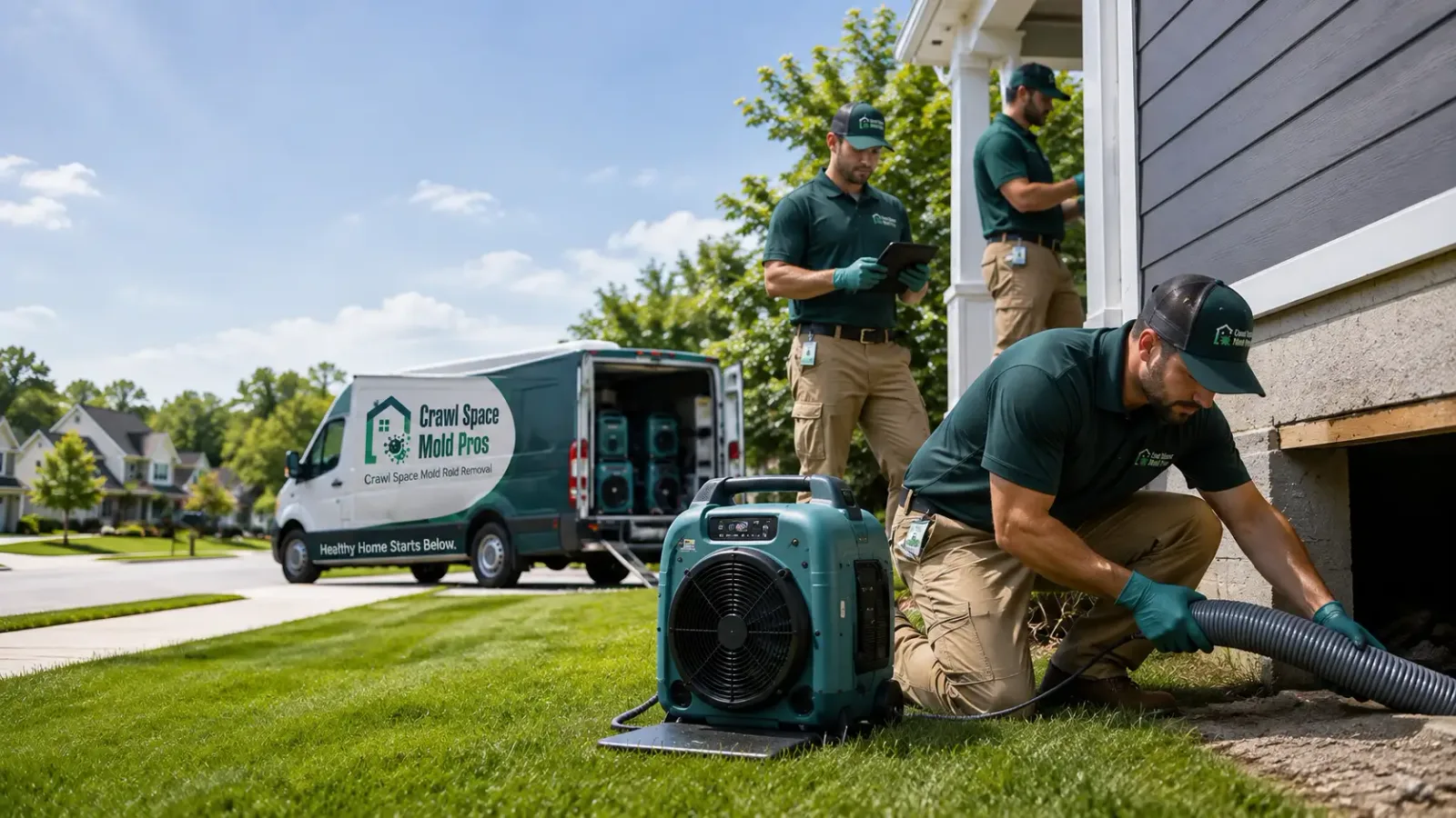 Crawl Space Mold Removal in Spencerport, NY